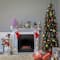 7.5 ft. Pre-lit Kingswood Fir Pencil Artificial Christmas Tree, Multicolor Lights